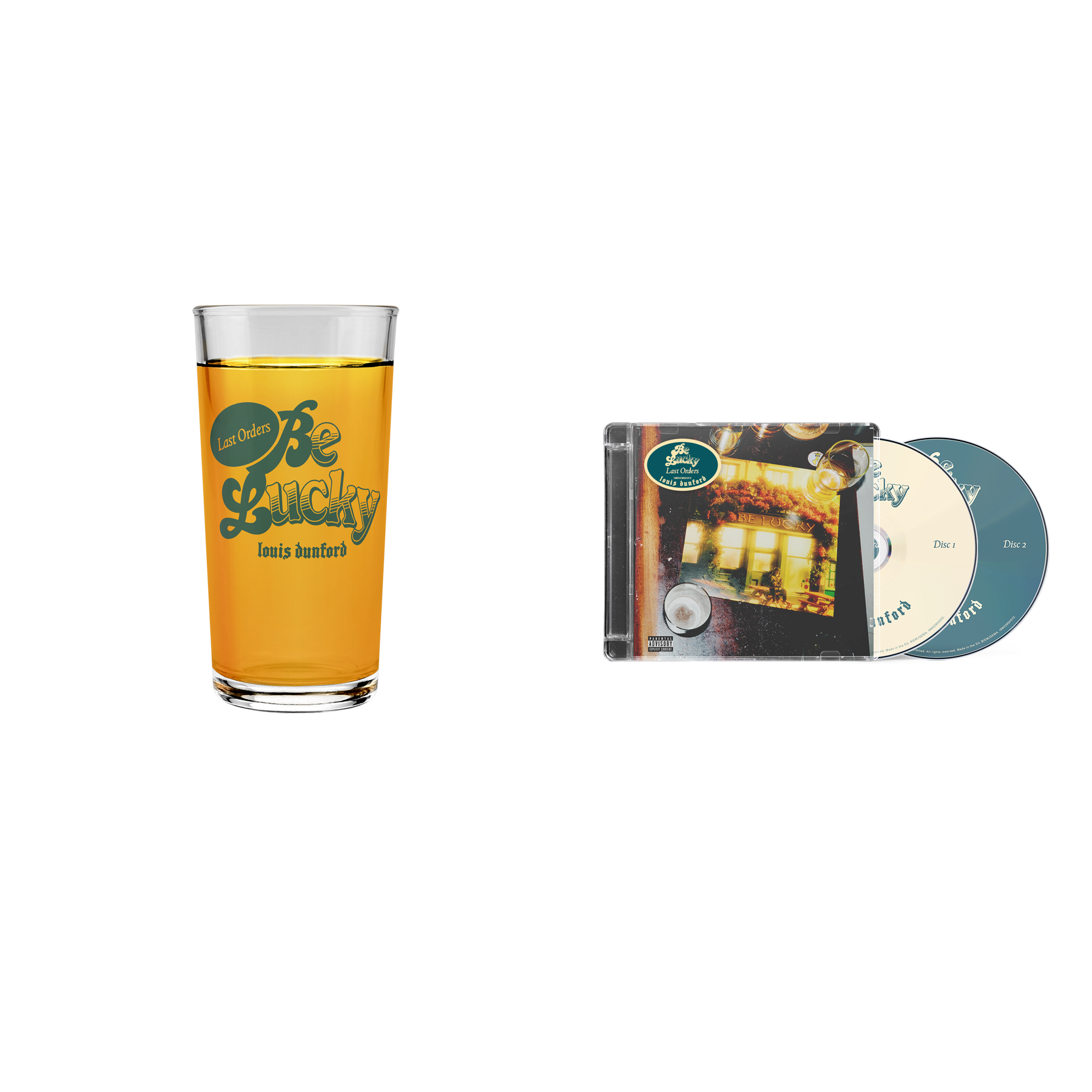 Be Lucky: Last Orders (Deluxe) | Pint Glass and CD Bundle