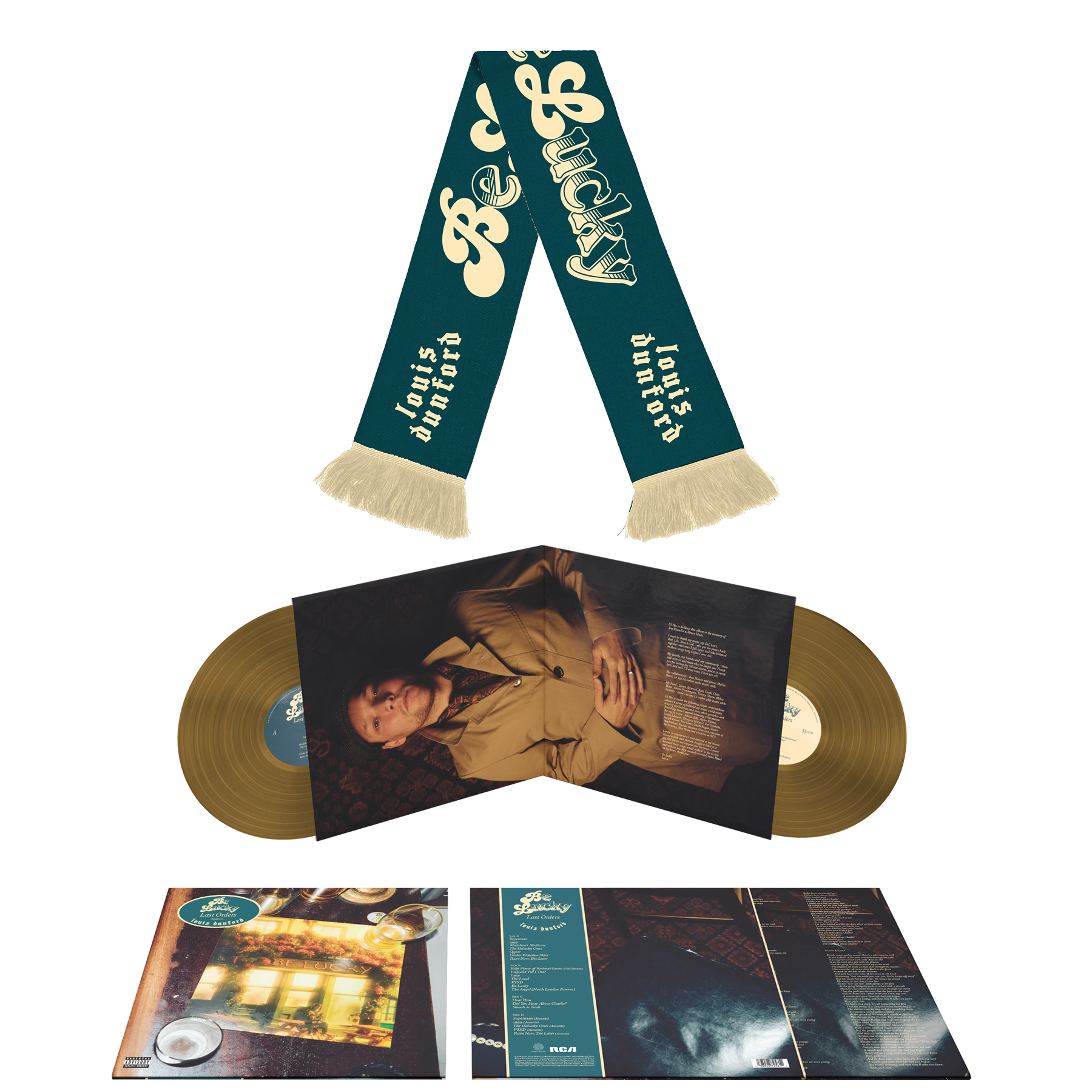 Be Lucky: Last Orders (Deluxe) | Scarf and Gold LP Bundle