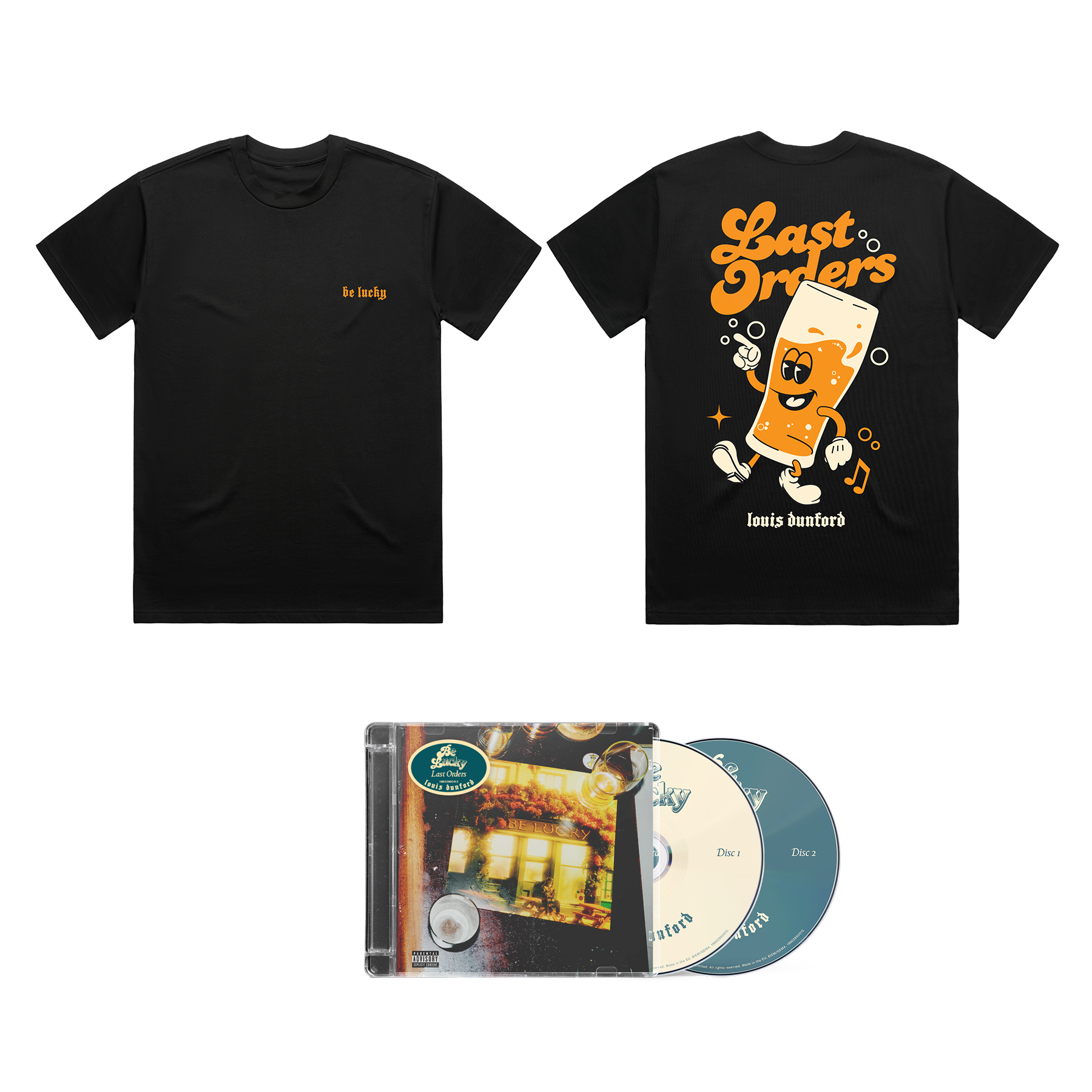 Be Lucky: Last Orders (Deluxe) | T-Shirt and CD Bundle